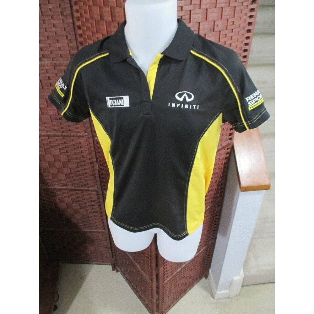 Women's Formula One Team Renault Sport Polo Shirt Size Small Infiniti Car Racing